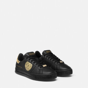 E77YA3SK1-EZP332_EG89 90 E77YA3SK1 EZP332 EG89 22 VEmblemCourt88Sneakers Shoes Versace online store 0 2