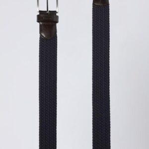 242CI307CT3454_08380 aeronauticamilitare 242ci307ct3454 08380 braided elastic webbing belt 2 1