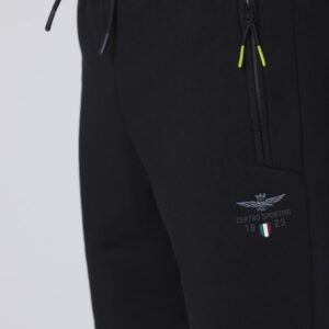 aeronauticamilitare 242pf946f565 34300 sporty pants with reflective prints 6 1