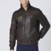 E77GASD07-ECQD54_EG89 aeronauticamilitare 242pn950pl249 00083 embroidered 36th wing leather jacket 1 1