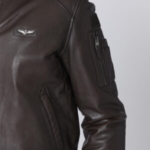 242PN950PL249 aeronauticamilitare 242pn950pl249 00083 embroidered 36th wing leather jacket 5 1