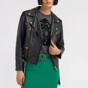 Just Cavalli Bomberjacke aus Leder 6 TFP008-TF229-E0288 TFP008TF229E0288 ECOM DETAIL1