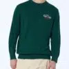 MC2 Saint Barth Heron Pullover mit Cortina 83 Stickerei 10 242MA1454L409_08380 UID HER000502181G MAN KNITWEAR GREEN 20240903133402 2 c600a6d6 fef8 4050 89f7 6c35f8346b86 1400x
