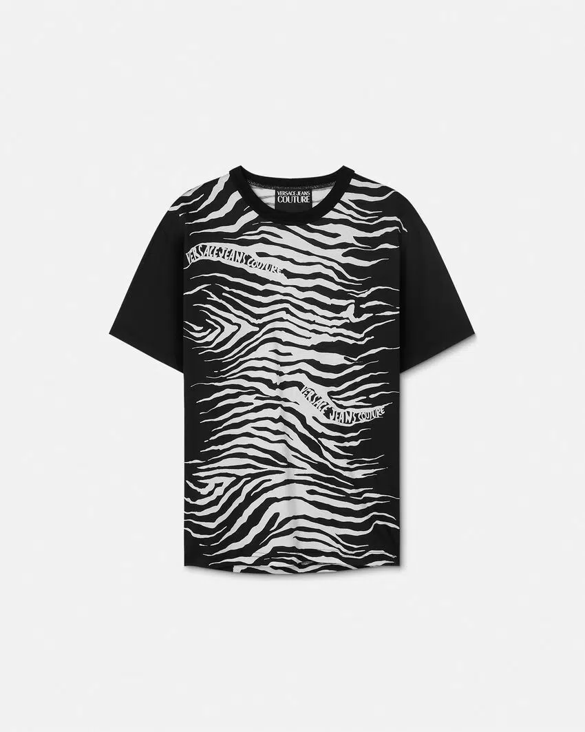 Versace Jeans Couture Zebra T-Shirt 1 Versace Jeans Couture Zebra T-Shirt