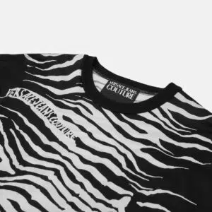 Versace Jeans Couture Zebra T-Shirt 4 E78GAH6RZ-EJS463_EL01 90 E78GAH6RZ EJS463 EL01 14 ZebraRegularFitTShirt TShirtsPolos Versace online store 0 2
