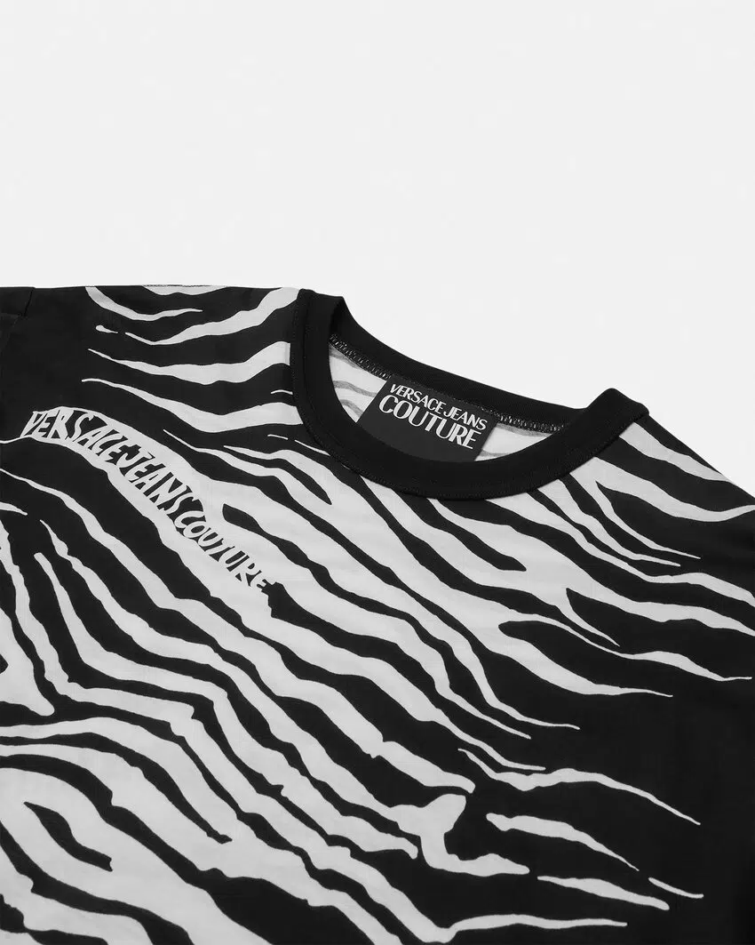 Versace Jeans Couture Zebra T-Shirt 2 Versace Jeans Couture Zebra T-Shirt – Bild 2