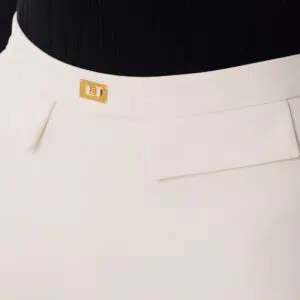 Elisabetta Franchi Hose mit Slim-Passform aus Crêpe mit Logo-Plakette 4 PA07751E2_193 PA07751E2 193 2