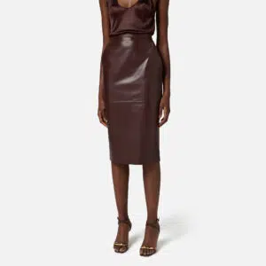 Elisabetta Franchi Bleistiftrock aus Leder 7 GP05Z53E2 GP05Z53E2 644 4 D