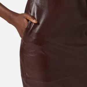 Elisabetta Franchi Bleistiftrock aus Leder 8 GP05Z53E2 GP05Z53E2 644 5 D