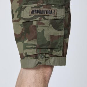 251BE250CT3502 aeronauticamilitare 251be250ct3502 94617 camouflage comfort fit bermuda shorts 6 2