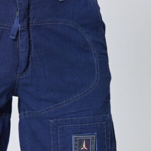 251BE252CT3507 aeronauticamilitare 251be252ct3507 13137 anti g bermuda shorts in indigo cotton 5 2