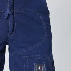 Aeronautica Militare Anti-G-Bermuda aus Indigo-Baumwolle 12 251BE252CT3507 aeronauticamilitare 251be252ct3507 13137 anti g bermuda shorts in indigo cotton 5 2