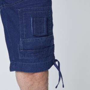 251BE252CT3507 aeronauticamilitare 251be252ct3507 13137 anti g bermuda shorts in indigo cotton 6 2