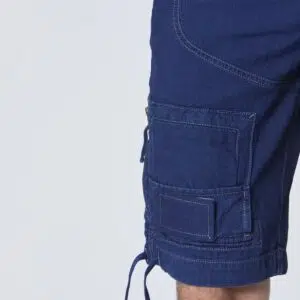 Aeronautica Militare Anti-G-Bermuda aus Indigo-Baumwolle 15 251BE252CT3507 aeronauticamilitare 251be252ct3507 13137 anti g bermuda shorts in indigo cotton 8 2