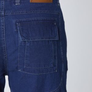 251BE252CT3507 aeronauticamilitare 251be252ct3507 13137 anti g bermuda shorts in indigo cotton 9 2