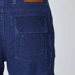 Aeronautica Militare Anti-G-Bermuda aus Indigo-Baumwolle 16 251BE252CT3507 aeronauticamilitare 251be252ct3507 13137 anti g bermuda shorts in indigo cotton 9 2