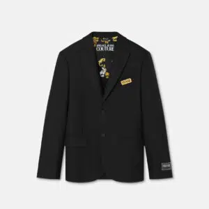 Versace Jeans Couture Einreihiger Blazer mit Institutional Logo