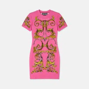 Versace Jeans Couture Outline Barocco T-Shirt-Kleid