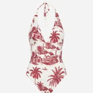 MC2 Saint Barth Marylin Badeanzug mit Toile de Jouy Print 8 MARN001 / 02735H UID MARN00102735H WOMAN ONEPIECE WHITE 0 AIBYRICKDICK 20250324150001 4