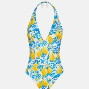 MC2 Saint Barth Badeanzug Marylin mit Maiolica Print 6 MARN001 / 06703H UID MARN00106703H WOMAN ONE PIECE WHITE 0 0 20250320114115 4