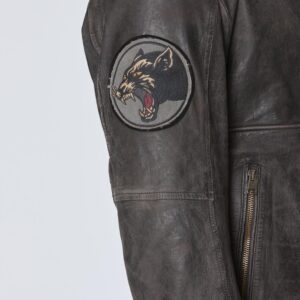 251PN5049PL00300 aeronauticamilitare 251pn5049pl00300 00009 vintage effect leather biker jacket 6 2