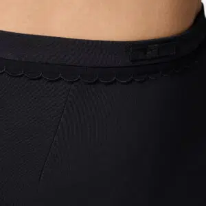 Elisabetta Franchi Rock aus doppellagigem Stretch-Crêpe mit Schleife 7 GO11852E2 GO11852E2 110 5 D