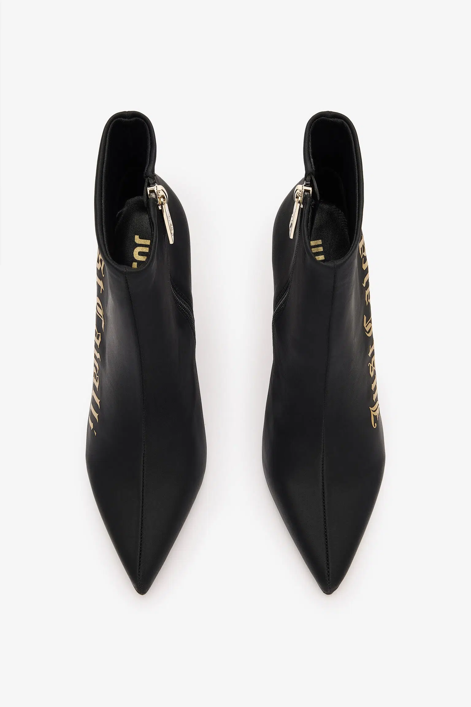 Just Cavalli Stiefeletten mit spitzer Spitze und Logo 4 Just Cavalli Stiefeletten mit spitzer Spitze und Logo – Bild 4