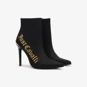 Just Cavalli Stiefeletten mit spitzer Spitze und Logo 6 TFS054-TF374-E0350 TFS054TF374E0350 ECOM STILL