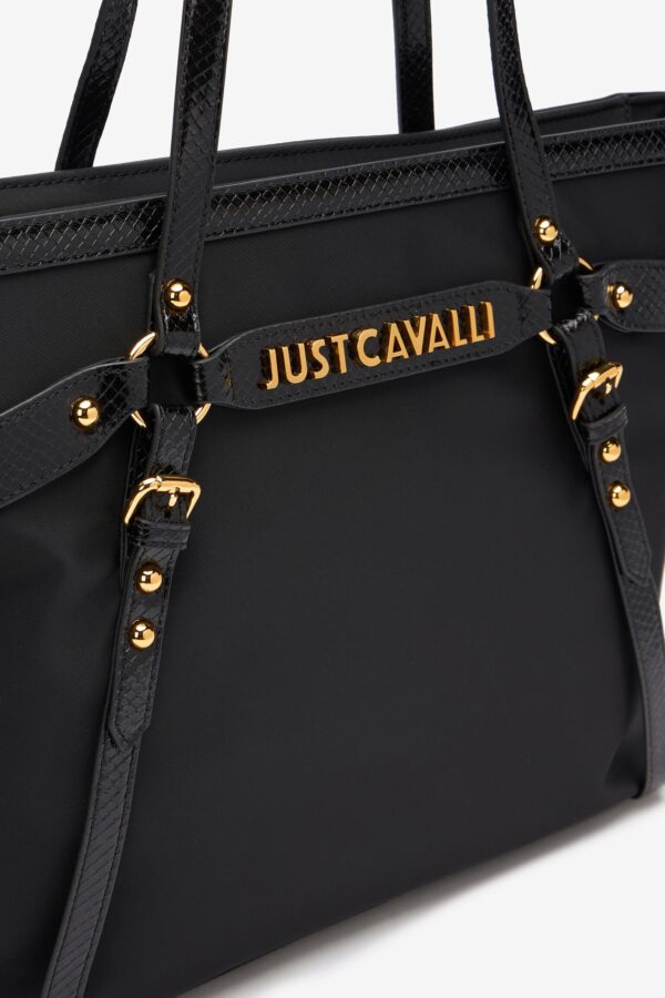 Just Cavalli Shopper-Tasche mit Riemen – Bild 6