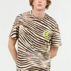 Just Cavalli T-Shirt mit Dschungel- und Monogramm-Print 8 UFT042-UF062-E0534 UFT042UF062E0534 ECOM FRONT 1