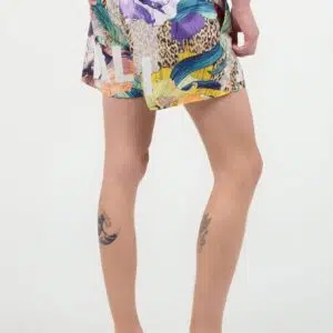 Just Cavalli Badeshorts mit Blumen- und Jaguarfell-Print 9 UFT080-UF119-E0103 UFT080UF119E0103 ECOM BACK