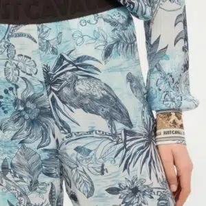 Just Cavalli Bedruckte Palazzo-Hose 10 UFT092-UF131-L0470 UFT092UF131L0470 ECOM DETAIL1