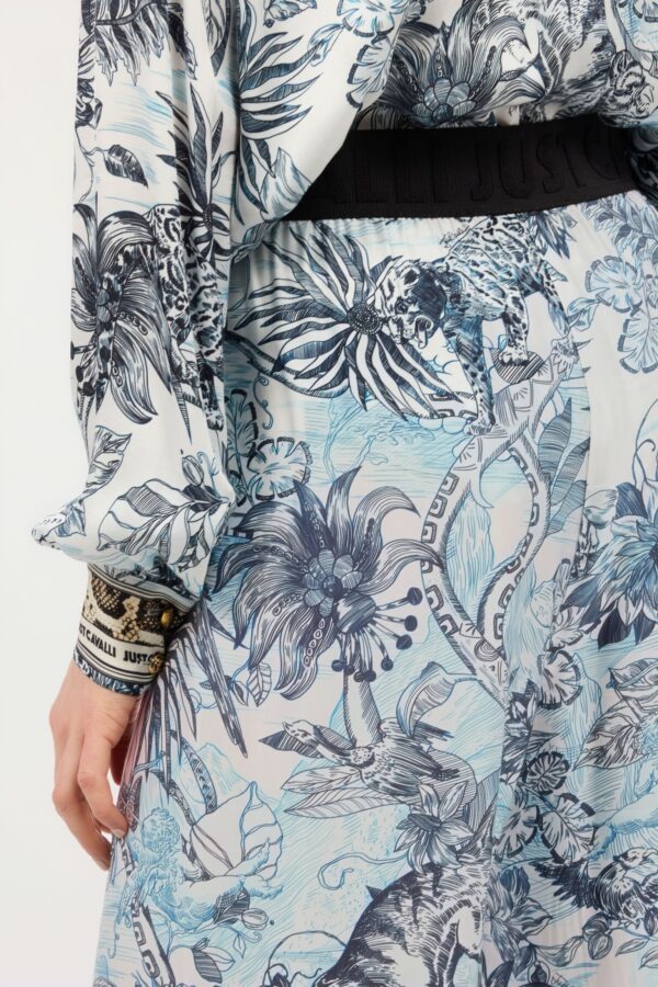 Just Cavalli Bedruckte Palazzo-Hose – Bild 5
