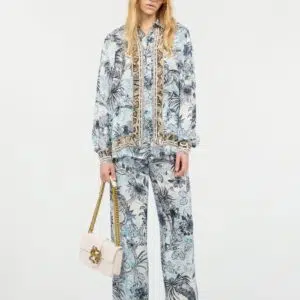 Just Cavalli Bedruckte Palazzo-Hose