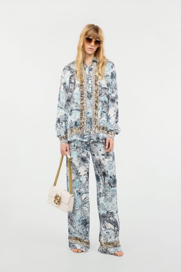 Just Cavalli Bedruckte Palazzo-Hose