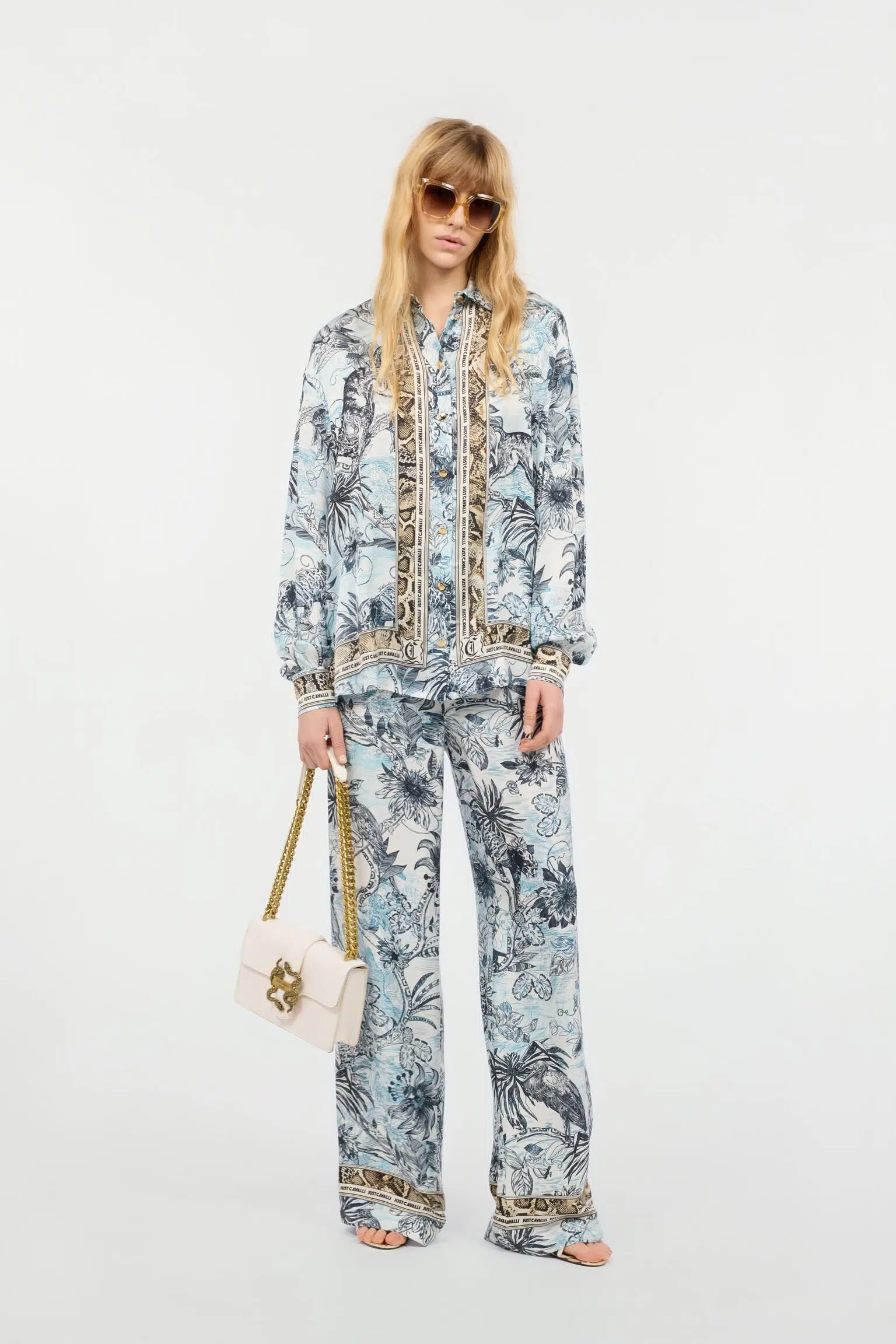 Just Cavalli Bedruckte Palazzo-Hose 1 Just Cavalli Bedruckte Palazzo-Hose