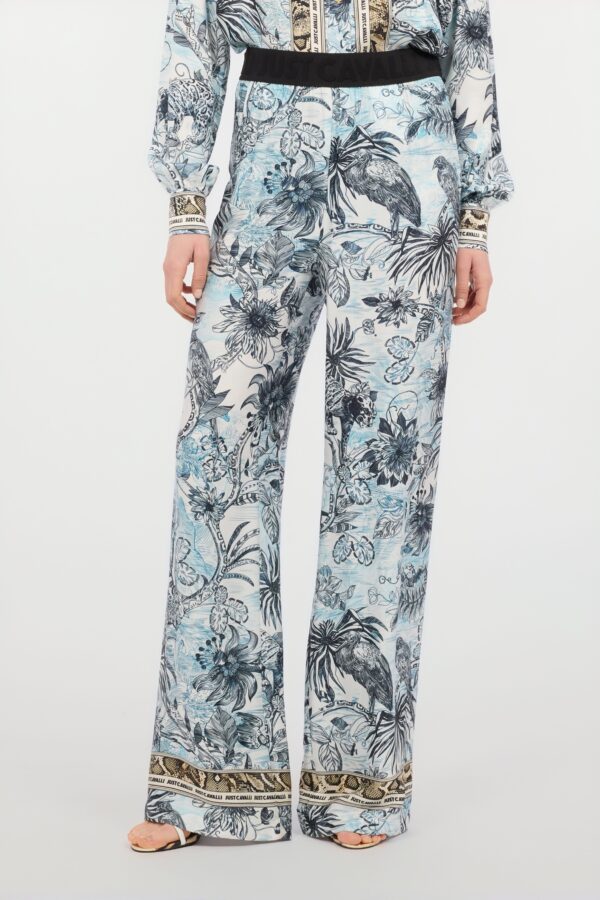 Just Cavalli Bedruckte Palazzo-Hose – Bild 2