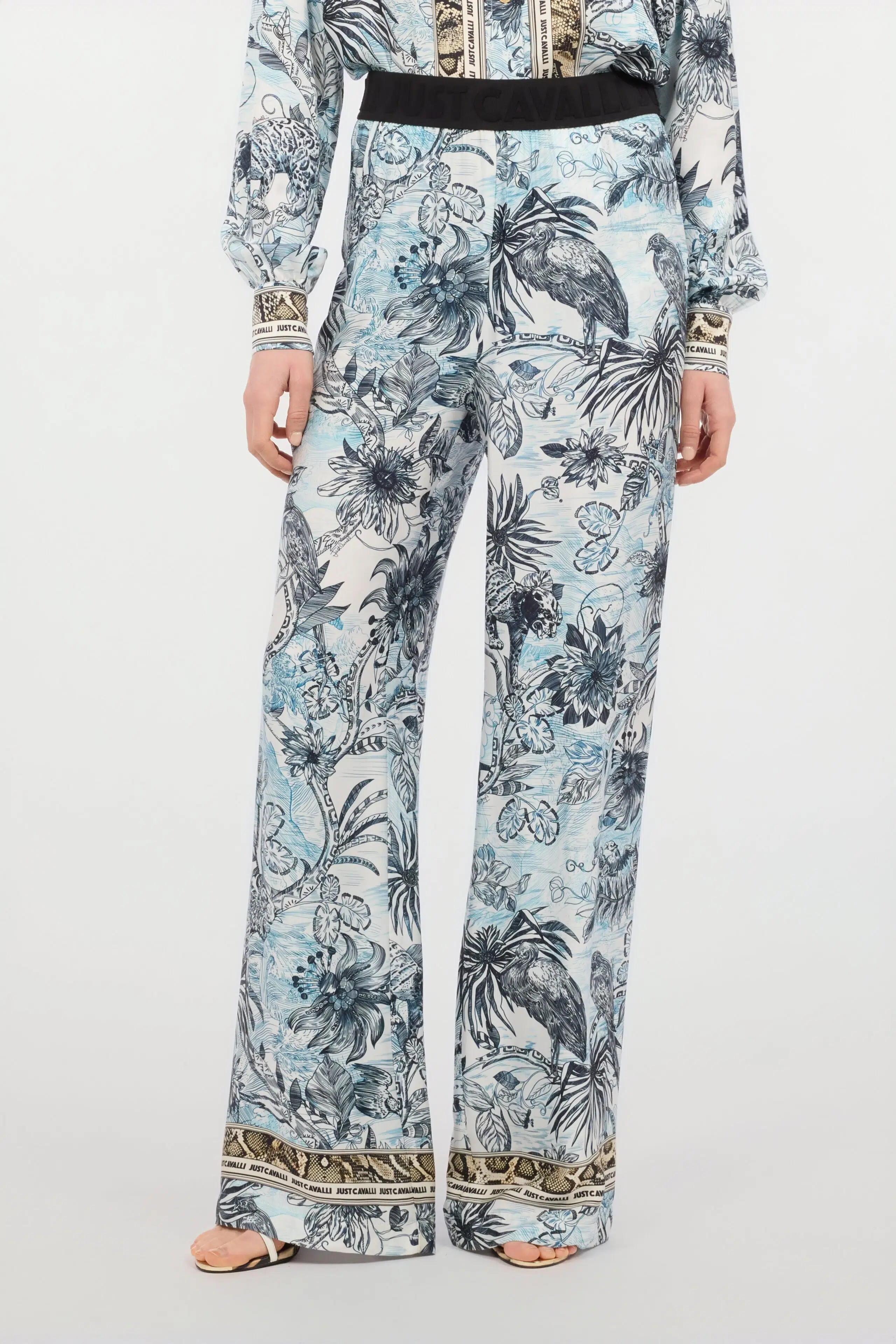 Just Cavalli Bedruckte Palazzo-Hose 2 Just Cavalli Bedruckte Palazzo-Hose – Bild 2
