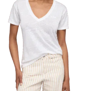 MC2 Saint Barth Eloise T-Shirt aus Leinenjersey