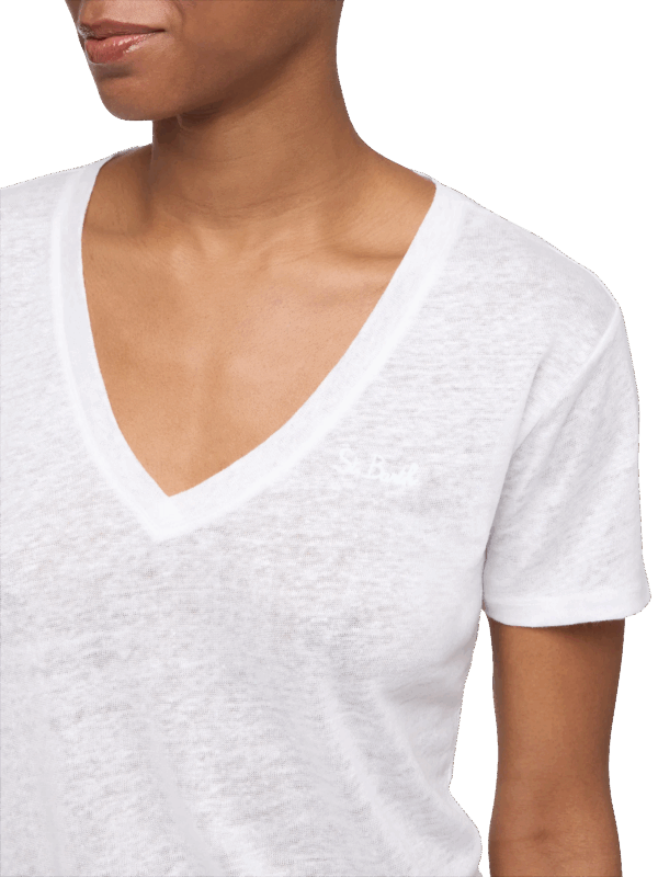 MC2 Saint Barth Eloise T-Shirt aus Leinenjersey – Bild 2