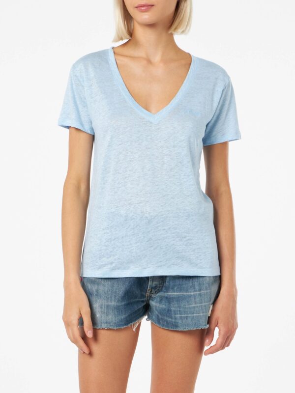 MC2 Saint Barth Eloise T-Shirt aus Leinenjersey