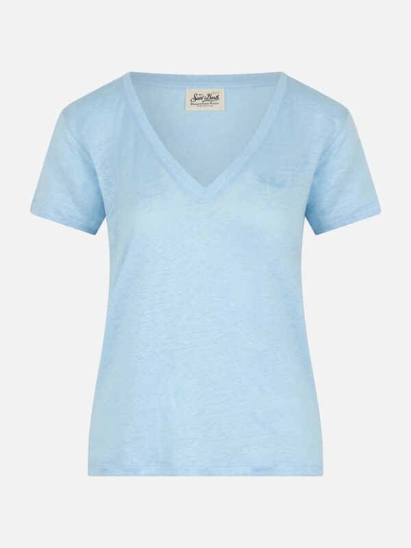 MC2 Saint Barth Eloise T-Shirt aus Leinenjersey – Bild 4