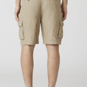 251BE254CT3508 aeronauticamilitare 251be254ct3508 57590 linen cargo bermuda shorts 4 2