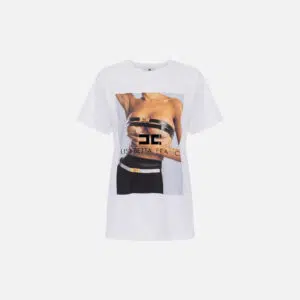Elisabetta Franchi T-Shirt aus Baumwoll-Jersey mit Foto-Print 9 MA02456E2 MA02456E2 270 1 D