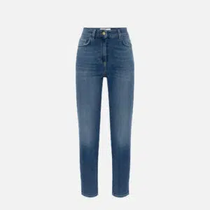 Elisabetta Franchi Jeans mit Präge-Logo 9 PJ07N56E2 PJ07N56E2 192 1 D