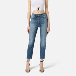 Elisabetta Franchi Jeans mit Präge-Logo 6 PJ07N56E2 PJ07N56E2 192 4 D
