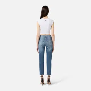 Elisabetta Franchi Jeans mit Präge-Logo 7 PJ07N56E2 PJ07N56E2 192 6 D