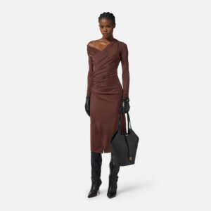 Elisabetta Franchi Kleid aus Jersey mit Schmuckknöpfen