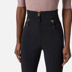 Elisabetta Franchi Hose aus Crêpe mit Reissverschlussdetails 7 PA11956E2 PA11956E2 110 5 D