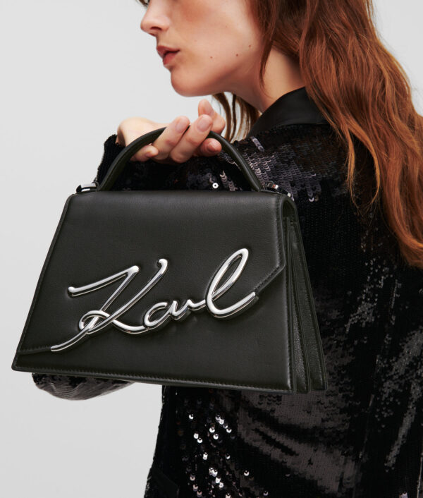 Karl Lagerfeld Signature Mittelgrosse Umhängetasche